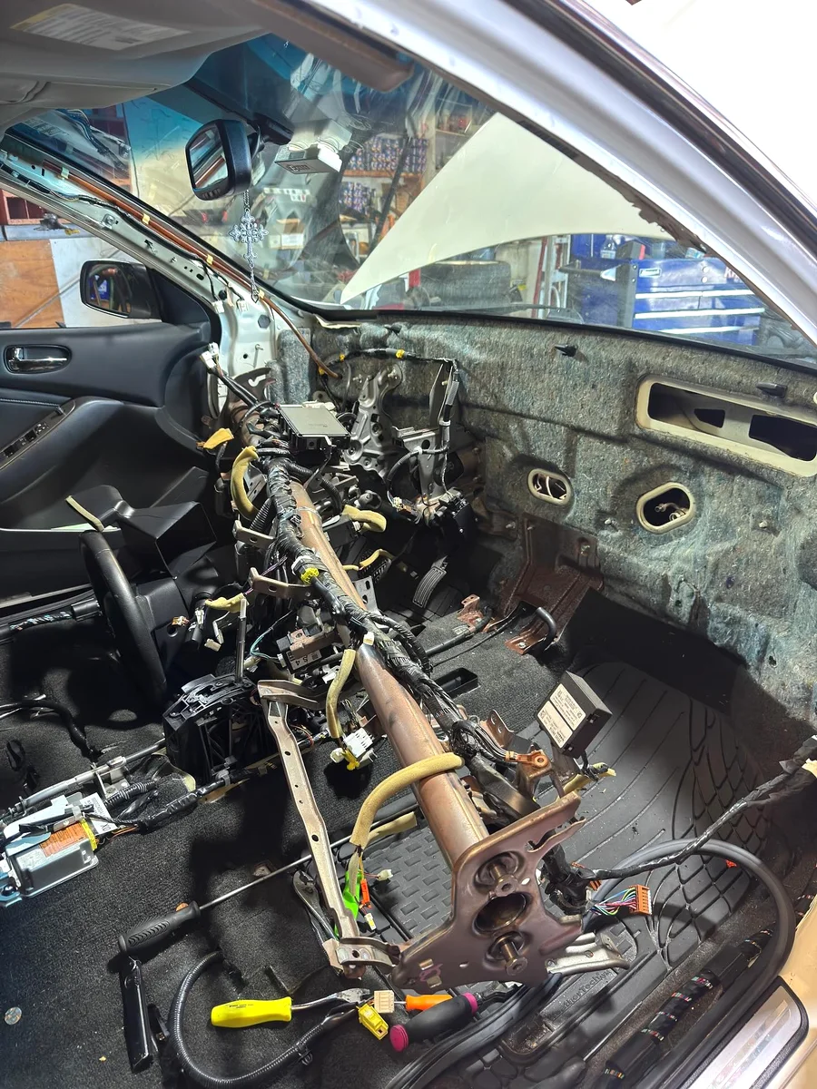 Full interior teardown