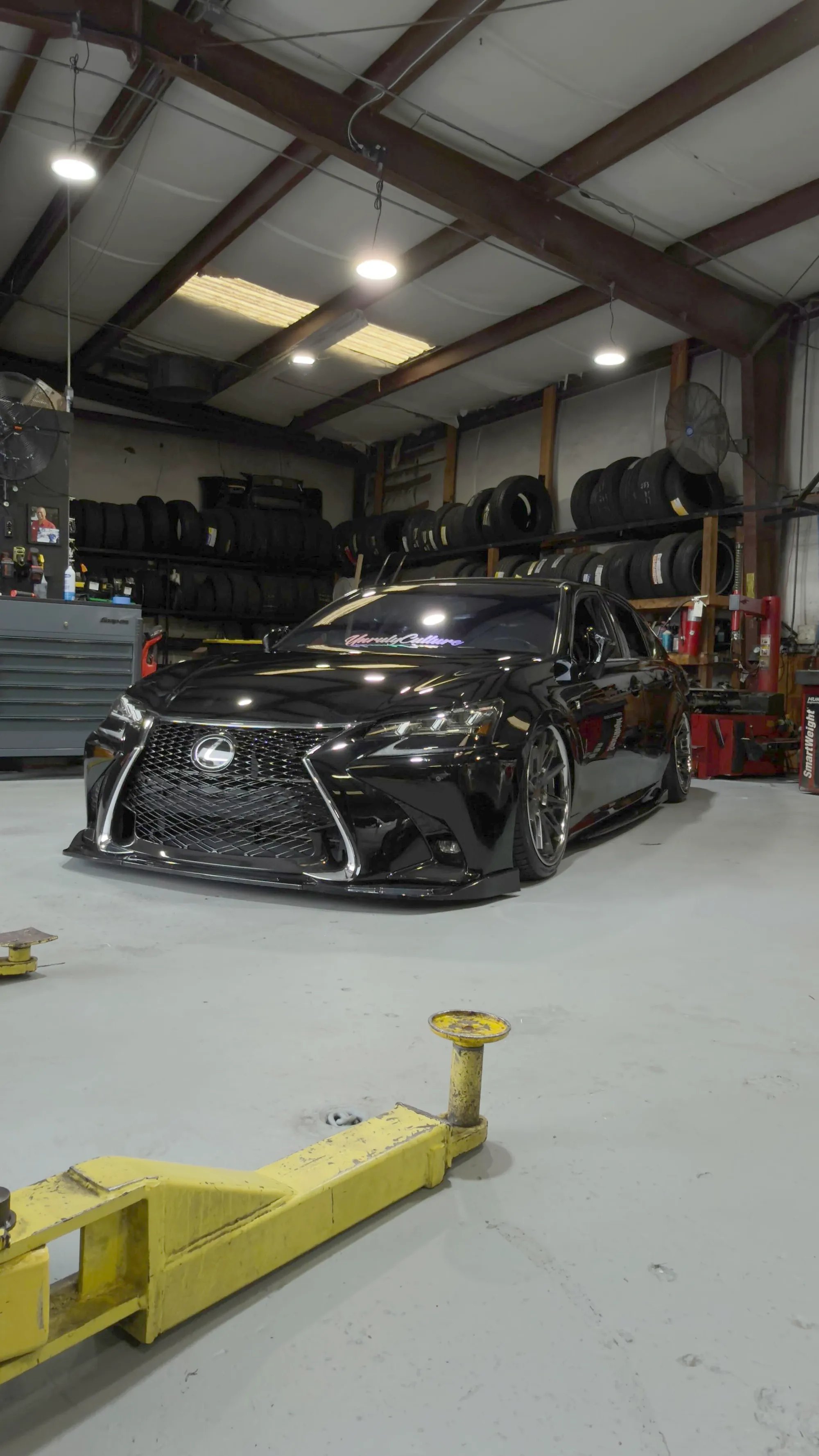 Custom-built Lexus in the H&R Automotive shop